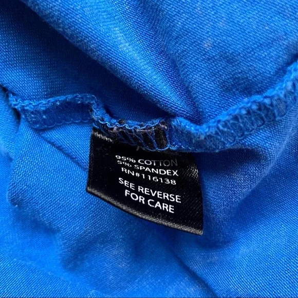 Bravado The Rolling Stones Tee Tongue Short Sleeve Top Blue Size XS - Picture 5 of 6